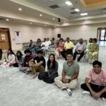 A Saraswati Puja is held for high school graduates on Aug. 10, 2024 at the Hindu Temple of Fresno.